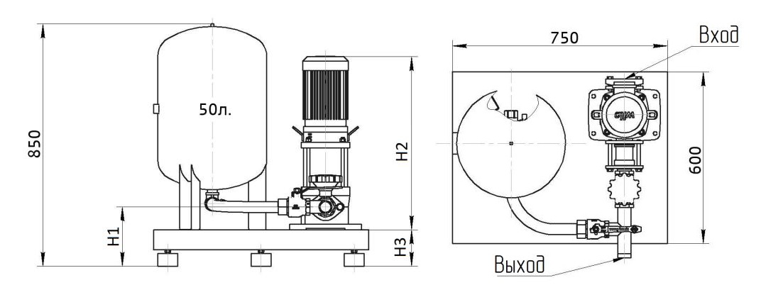 Установка CO 1 MVL 414/J-ET-R